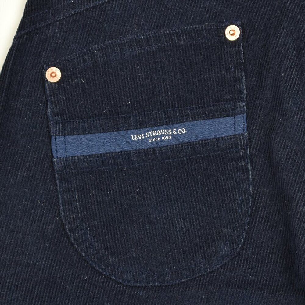 Vintage 70s Levi's Corduroy High Waist Wide Leg Pants Jeans - 27 - Picture 6 of 9